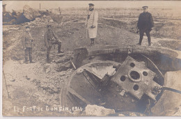 Carte Photo Fort De Loncin Avec Soldats Allemands  1914 - Ans