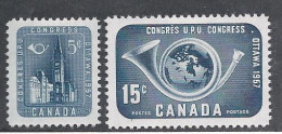 19141) Canada 1957 UPU  Mint Hinge * MH - Neufs