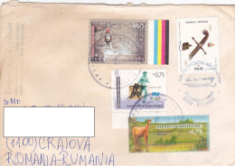 MINING, OLYMPIC GAMES, GENERAL SAN MARTIN'S SWORD, OTAMENDI PARK, STAMPS ON COVER, OBLIT FDC, 1997, ARGENTINA - Cartas & Documentos