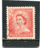 NEW ZEALAND - 1953  3d  QUEEN ELISABETH DEFINITIVE  FINE USED - Used Stamps