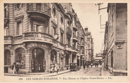 Les Sables D'olonne * Rue Bisson Et L'église Notre Dame * Horlogerie Bijouterie - Cyclisme