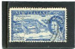 NEW ZEALAND - 1953  2d   CORONATION  FINE USED - Usados