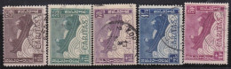 Belgie  .   OBP    .    249/253      .    O     .   Gestempeld     .   /   .    Oblitéré - Used Stamps