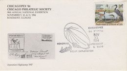 USA Polar Exploration Chicagopex '84 Ca NOV 11 1984 (SD199) - Eventi E Commemorazioni