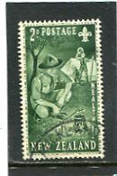 NEW ZEALAND - 1953  2d+1d   SCOUTS  FINE USED - Usados