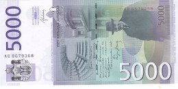 5000 Dinara Srbija Serbia AB Serie NEW !!!  UNC - Serbie