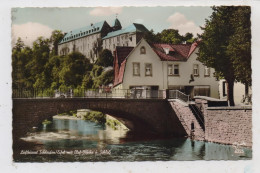 5372 SCHLEIDEN, Olef - Brücke Und Schloß, Landpoststempel "Effelsberg über Münstereifel", 1959 - Schleiden