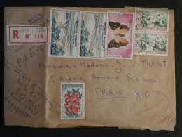 BX1 MADAGASCAR  BELLE LETTRE 1960 PETIT BUREAU A  AMBILOBé  PARIS FRANCE  + ++ AFFRANCH. INTERESSANT + ++++ - Briefe U. Dokumente