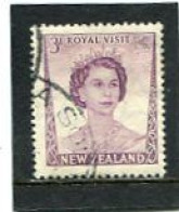 NEW ZEALAND - 1953  3d  ROYAL VISIT  FINE USED - Usados