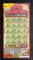 112 L, Lottery Tickets, Portugal, « Raspadinha », « Instant Lottery », « SUPER RECOMPENSA », Nº 532 - Billetes De Lotería