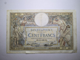 BILLET DE BANQUE 368 V.63920 BANQUE DE FRANCE 1597995368 CENT FRANCS , A VUE, AU PORTEUR FD. 2-2-1939. - 100 F 1908-1939 ''Luc Olivier Merson''