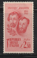 ITALIE 1955 // YVERT 43  // 1944 - Impuestos