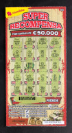 112 L, Lottery Tickets, Portugal, « Raspadinha », « Instant Lottery », « SUPER RECOMPENSA », Nº 532 - Billetes De Lotería