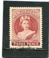 NEW ZEALAND - 1955  3d  FIRST STAMP  FINE USED - Usados