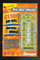 112 L, Lottery Tickets, Portugal, « Raspadinha », « Instant Lottery », « Pé-de-Meia », Nº 543 - Billetes De Lotería