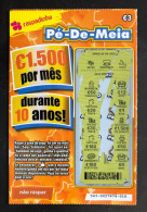 112 L, Lottery Tickets, Portugal, « Raspadinha », « Instant Lottery », « Pé-de-Meia », Nº 543 - Billetes De Lotería