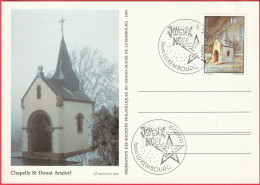 Carte Maximum - Luxembourg (1991) - Chapelle St Donat Arsdorf - Cartoline Maximum