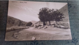 INDIA PAKISTAN QUETTA  HANNA PASS  BY RAI & SON QUETTA OLD B/W POSTCARD PAKISTAN - Indien