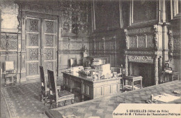 BELGIQUE - Bruxelles - Hôtel De Ville - Cabinet De M. L'Echevin De L'Assistance Publique - Carte Postale Ancienne - Monuments, édifices