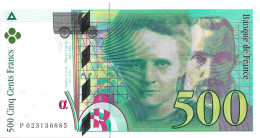 FRANCE * 500 Francs * Pierre Et Marie Curie * Date 1994 * F.76.01 * État N/UNC * - 500 F 1994-2000 ''Pierre En Marie Curie''
