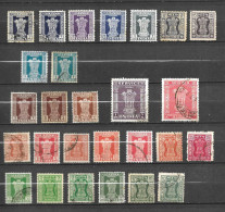 INDE  Service - Lot De 27 Timbres Différents - Dienstmarken