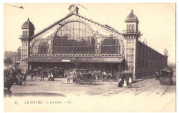 (76) 121, Le Havre, LL 083, La Gare, Tramway, Dos Non Divisé - Bahnhof