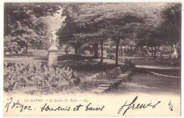 (76) 130, Le Havre, LL 129, Le Jardin St-Roch, Dos Non Divisé - Square Saint-Roch