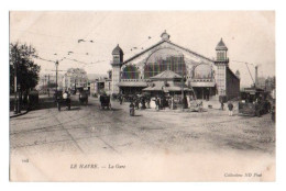 (76) 167, Le Havre, ND Phot 124, La Gare, Dos Non Divié - Gare