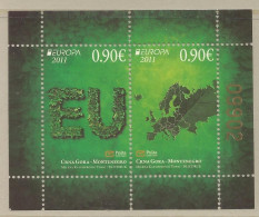 CG 2011-266-7 EUROPA CEPT, MONTENEGRO CRNA GORA, S/S, MNH - 2011