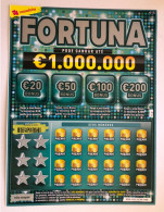 103, Lottery Tickets, Portugal, « Raspadinha », « Instant Lottery », « FORTUNA », Nº 520 - Billetes De Lotería