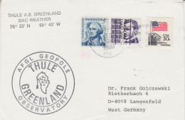 USA AFGL Geopole Observatory Thule Greenland Ca MAY 15 1984 (SD200) - Onderzoeksprogramma's