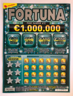 103, Lottery Tickets, Portugal, « Raspadinha », « Instant Lottery », « FORTUNA », Nº 520 - Billetes De Lotería