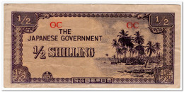 OCEANIA,JAPANESE OCCUPATION,1/2 SHILLING,1942,P.1,F - Other - Oceania