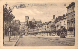 BELGIQUE - Liège - Boulevard De La Sauvenière Et Basilique St-Martin - Carte Postale Ancienne - Liege