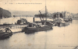 BELGIQUE - Liège - La Meuse Au Quai De L'Ile Du Commerce - Carte Postale Ancienne - Liege