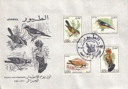 ALGERIE - FDC - OISEAUX -  1er JOUR DE L'ANNEE - ANNEE 1977. - Algérie (1962-...)