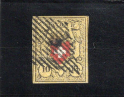 SUISSE. ANNEE 1850.  N° 15 OBLITERE - 1843-1852 Federal & Cantonal Stamps