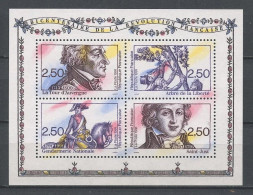 France Bloc N° 13 ** Neuf MNH Superbe C 5 € Révolution Française Gendarmerie Tour D' Auvergne Arbres Trees - Neufs