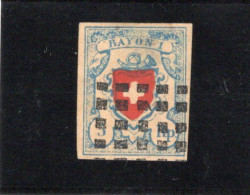 SUISSE. ANNEE 1851.  N° 20 OBLITERE - 1843-1852 Timbres Cantonaux Et  Fédéraux