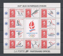 FRANCE BLOC N° 14 ** Neuf MNH Superbe C 15 € Sports Jeux Olympiques Albertville Patinage Ski Hockey Luge - Neufs