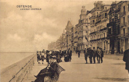 BELGIQUE - Ostende - La Digue Centrale - Carte Postale Ancienne - Oostende