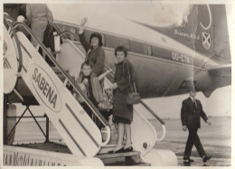 Brussels Airport : Bruxelles ; Photo 17.5x12.5cm, Super DC6 (trace Pli)  ///  Ref. Juillet 23 / BO Photo - Brussel Nationale Luchthaven