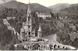 CPA - France - 65 - LOURDES - La Basilique Vu Du Château Fort - Carte Postale Ancienne - Lourdes