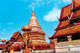 Thailand Chedee Of Wat Phrathat Mountain Doi-Suthep At Chiengmai - Thaïlande