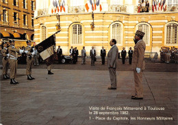 Thème  Politique :  Visite De M. François Mitterand A Toulouse  Septembre  1982    6 Cartes    (voir Scan) - Figuren