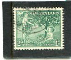 NEW ZEALAND - 1956  2d+1d  HEALTH  FINE USED - Usati