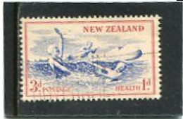 NEW ZEALAND - 1957  3d+1d  HEALTH  FINE USED - Gebruikt