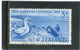 NEW ZEALAND - 1958  3d  HAWKES  FINE USED - Oblitérés