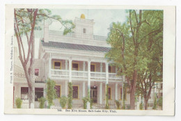 Salt Lake City Utah Bee Hive House President Residence Vintage Thayer UND Postcard - Salt Lake City