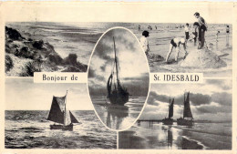 BELGIQUE - ST IDESBALD - Bonjour De St Idesbald - Carte Postale Ancienne - Sonstige & Ohne Zuordnung